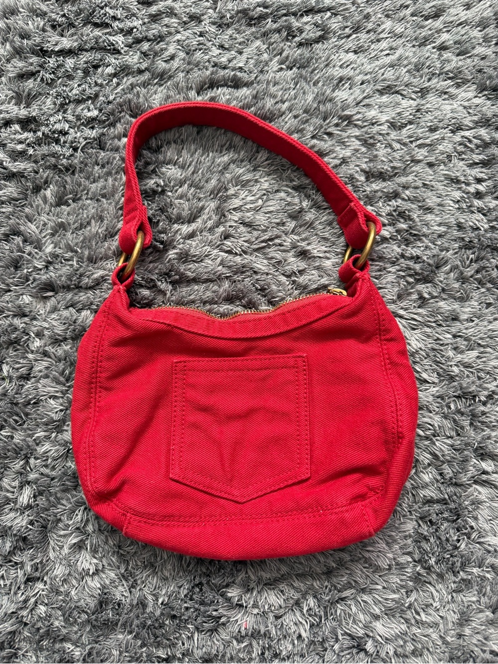 Brandy Melville Red Pocket Purse